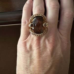 Never worn ABS Allen Schwartz large cocktail ring